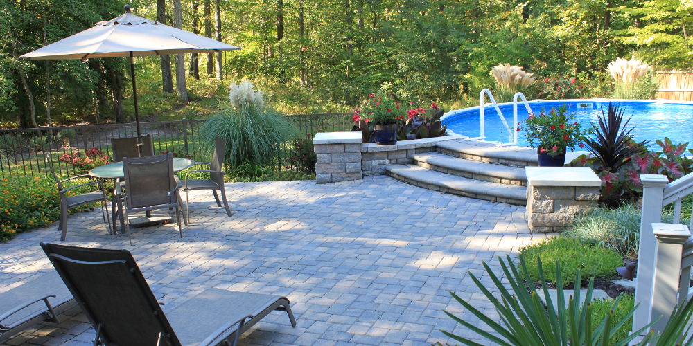Pool Design and Garden After
